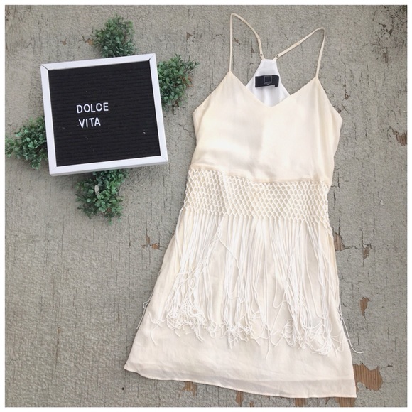 Dolce Vita Dresses & Skirts - Dolce Vita Revolve Silk Kimi Fringe Dress